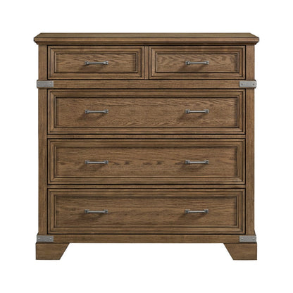 Intercon Furniture - Forge Media Chest  in Weathered Chestnut - FG-BR-N4905M-WCT-C view 2