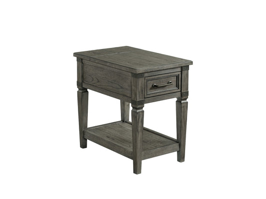 Intercon Furniture - Foundry 17 Chairside Table - FR-TA-1726-PEW-C veiw 1