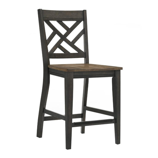 Intercon Furniture - Harper BarStool, Lattice Back (Set of 2) - HP-BS-385W-BBP-K24 veiw 1