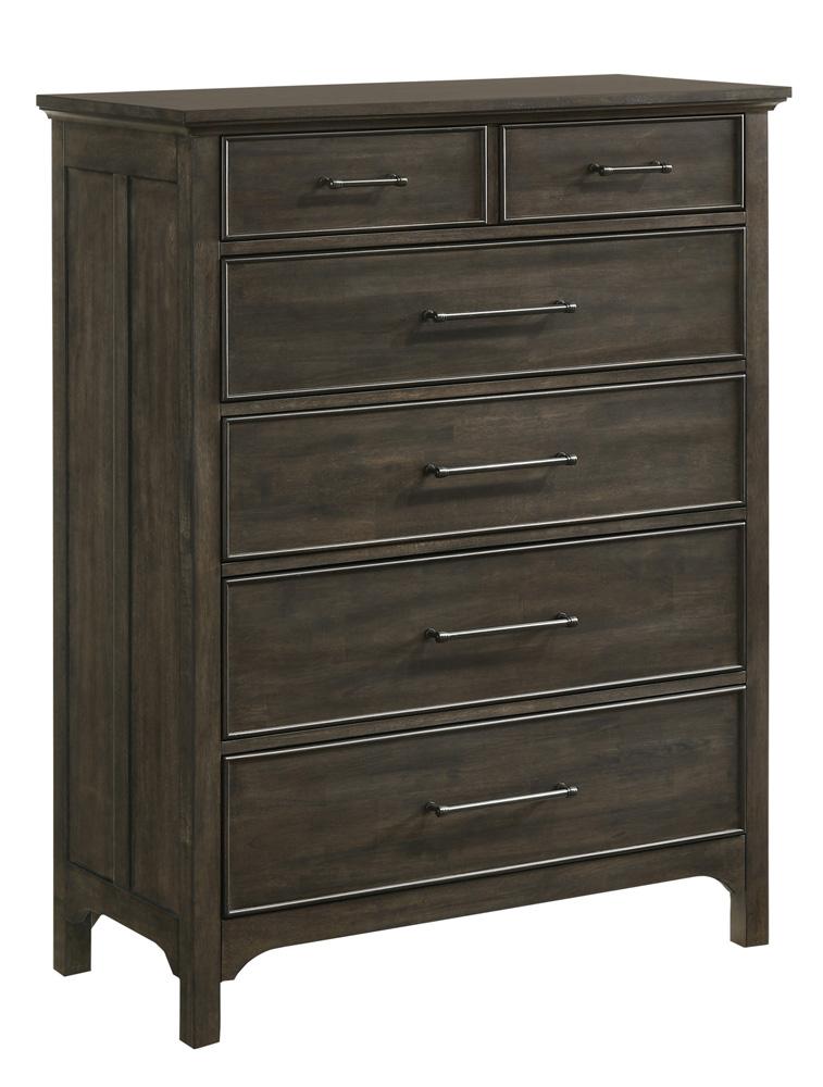 Intercon Furniture - Hawthorne Chest, 5 Drawer - HW-BR-N5305-BCL-C veiw 1