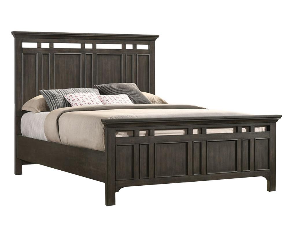Intercon Furniture - Hawthorne Complete Queen Standard Bed in Burnished Clay Finish view 1