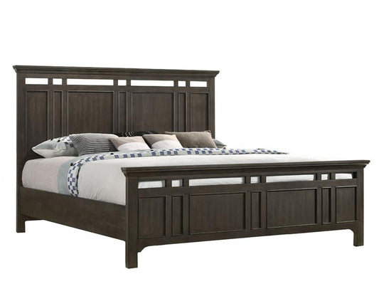 Intercon Furniture - Hawthorne Completed King Standard Bed in Burnished Clay Finish veiw 1