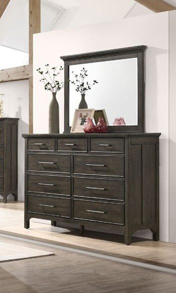 Intercon Furniture - Hawthorne Landscape Mirror - HW-BR-5391-BCL-C veiw 2