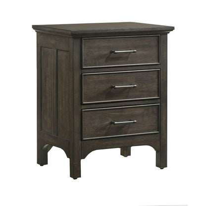 Intercon Furniture - Hawthorne Nightstand, 3 Drawer - HW-BR-5303-BCL-C veiw 1