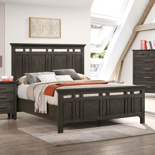 Intercon Furniture - Hawthorne Queen Standard Bed in Burnished Clay - HW-BR-5360Q-BCL-C view 2