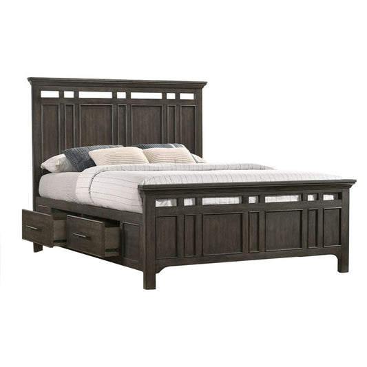 Intercon Furniture - Hawthorne Queen Storage Bed in Burnished Clay - HW-BR-5360QS-BCL-C view 1