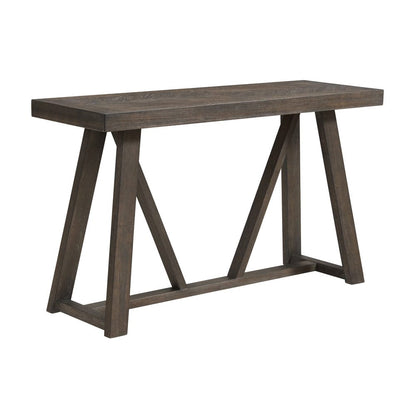 Intercon Furniture - Hearst Sofa Back Table in Reclaimed Chevron - HR-TA-6021-RCV-C view 1