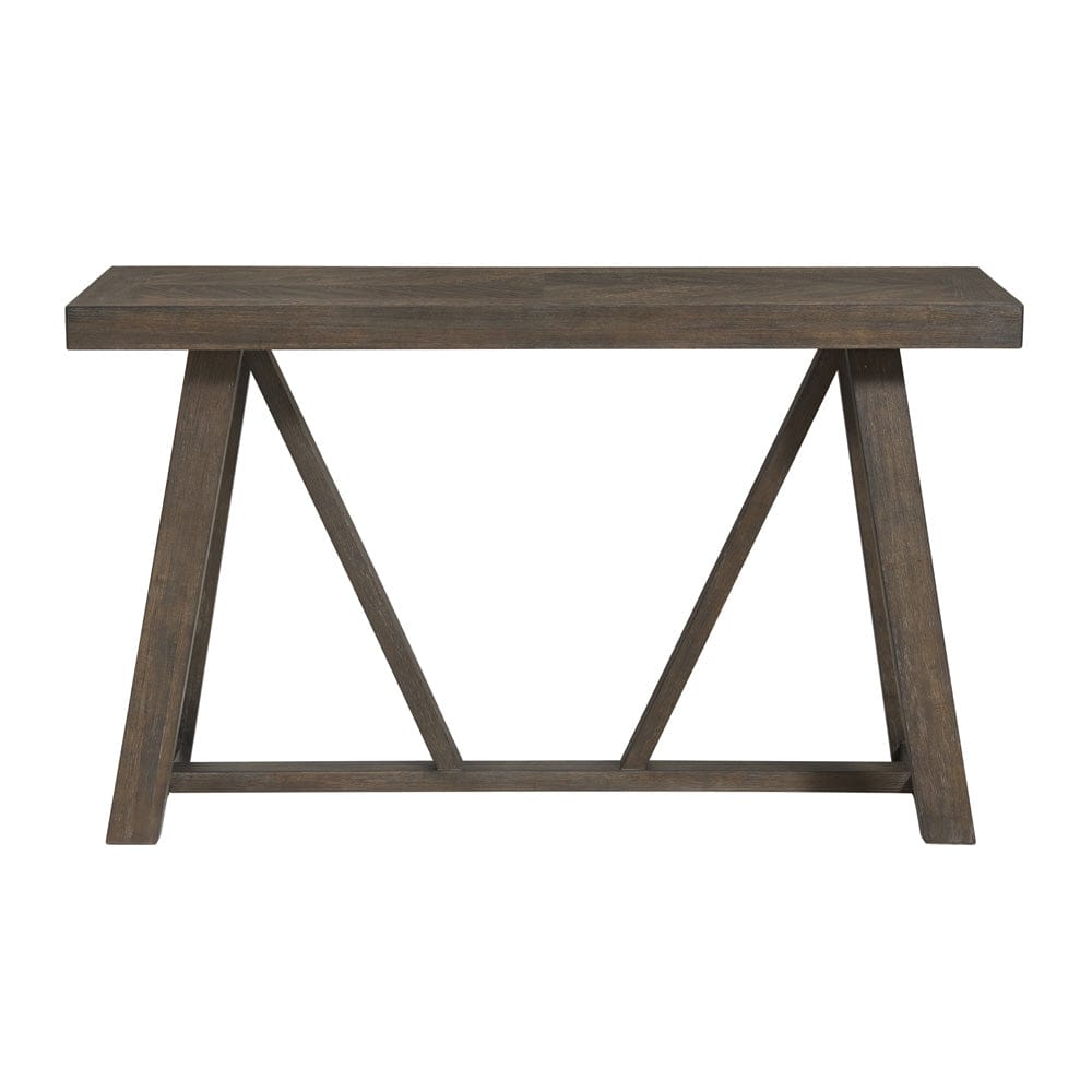 Intercon Furniture - Hearst Sofa Back Table in Reclaimed Chevron - HR-TA-6021-RCV-C view 2
