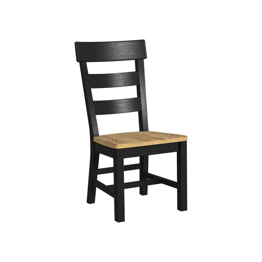 Intercon Furniture - Hendricks Ladder Chair in Rustic Wheat And Raven - HD-CH-789W-RWR-RTA view 1