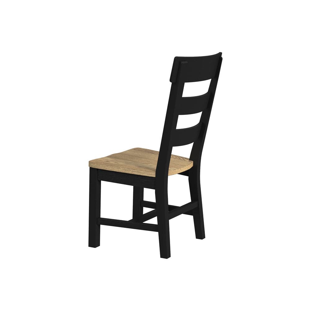 Intercon Furniture - Hendricks Ladder Chair in Rustic Wheat And Raven - HD-CH-789W-RWR-RTA view 4