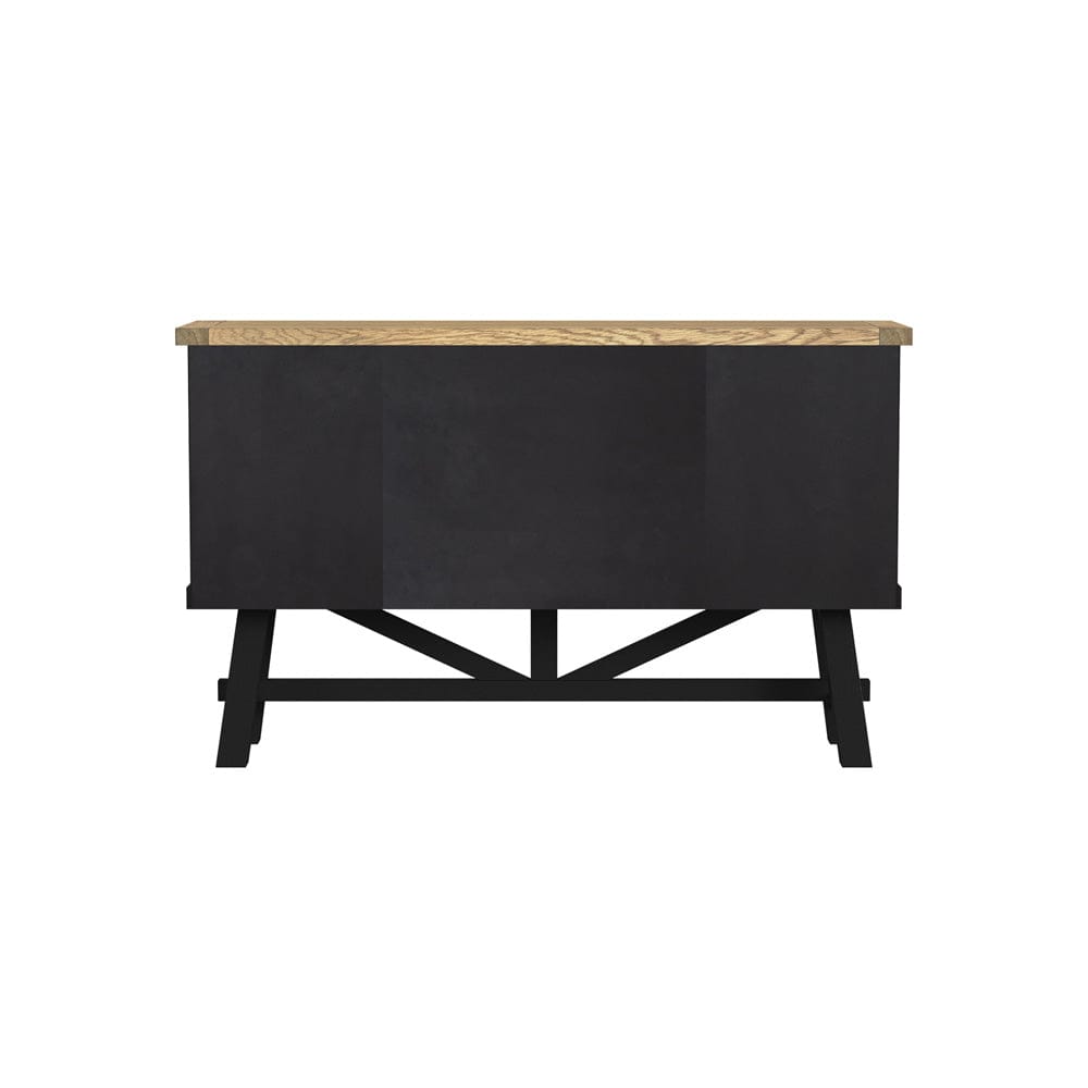 Intercon Furniture - Hendricks Server in Rustic Wheat And Raven - HD-CA-6640-RWR-C view 3