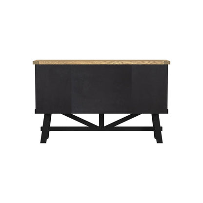Intercon Furniture - Hendricks Server in Rustic Wheat And Raven - HD-CA-6640-RWR-C view 3