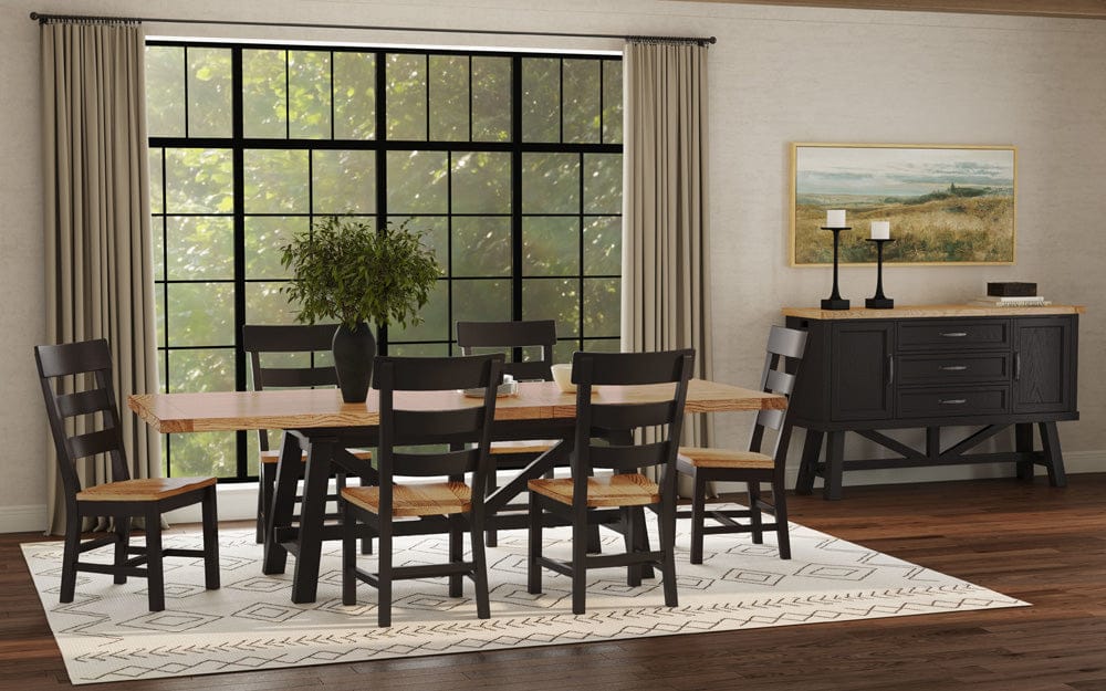 Intercon Furniture - Hendricks Server in Rustic Wheat And Raven - HD-CA-6640-RWR-C view 5