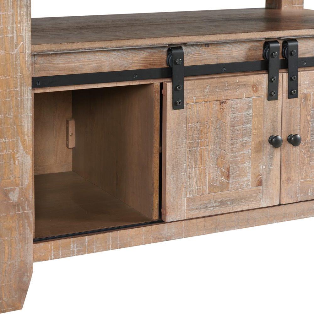 Intercon Furniture - Highland Counter Table in Sandwash - HI-TA-4272G-SWH-C view 3