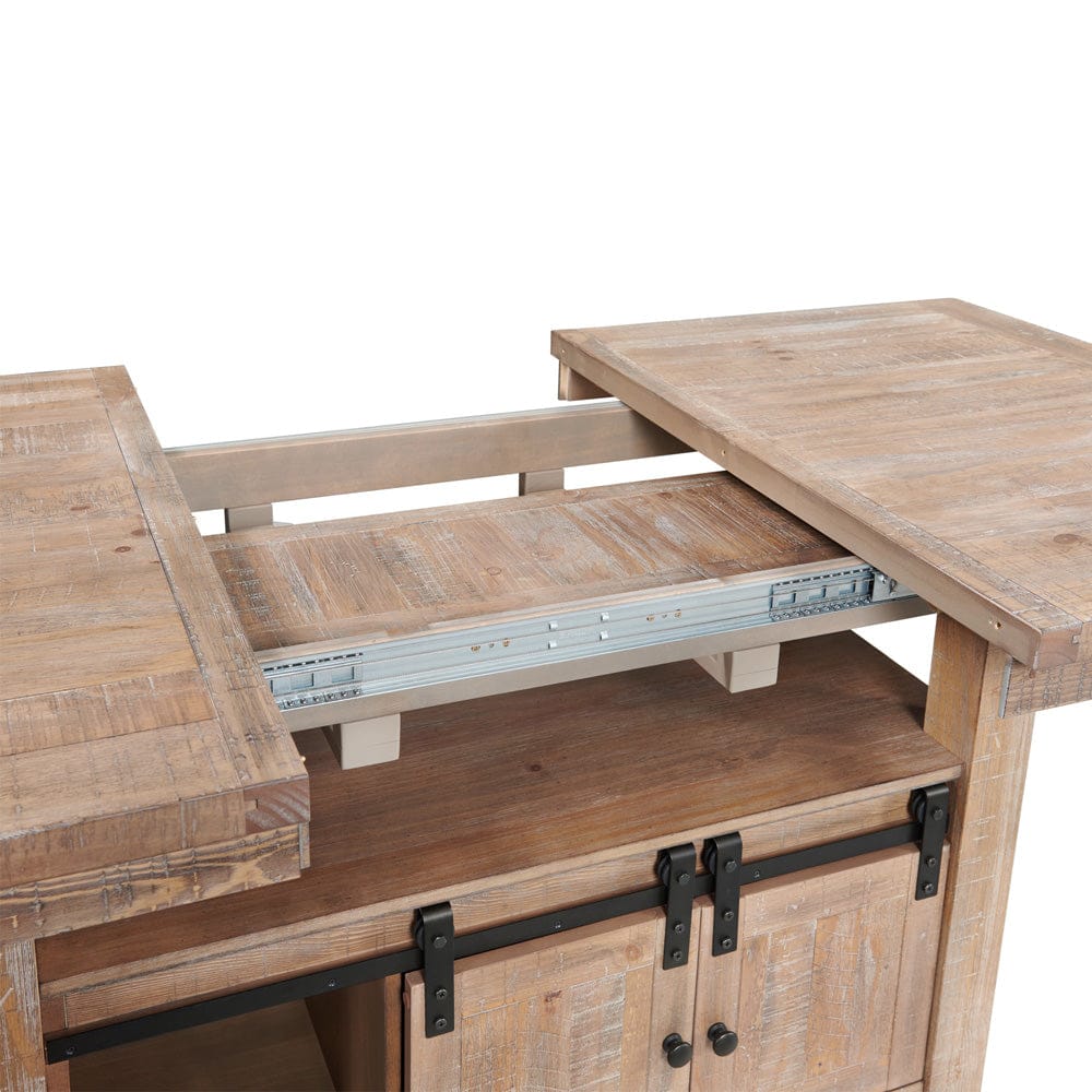 Intercon Furniture - Highland Counter Table in Sandwash - HI-TA-4272G-SWH-C view 6