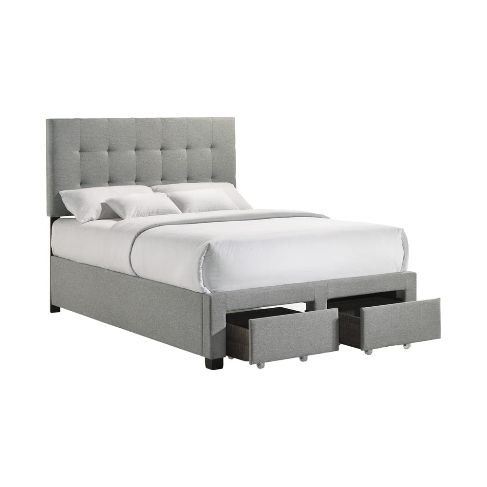 Intercon Furniture - Kaycee Full Storage Bed in Smoke Finish - UB-BR-KCYFUL-SMK-C view 1
