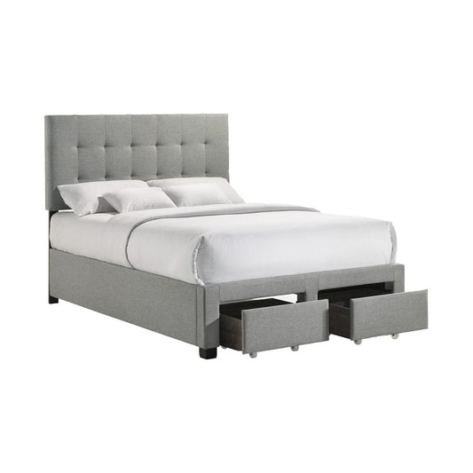 Intercon Furniture - Kaycee Full Storage Bed in Smoke Finish - UB-BR-KCYFUL-SMK-C view 1