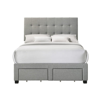 Intercon Furniture - Kaycee Full Storage Bed in Smoke Finish - UB-BR-KCYFUL-SMK-C view 2