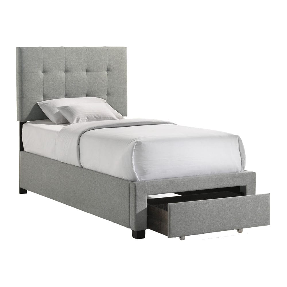 Intercon Furniture - Kaycee Twin Storage Bed in Smoke Finish - UB-BR-KCYTWN-SMK-C view 1