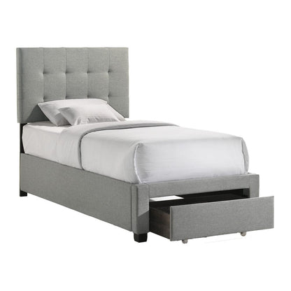 Intercon Furniture - Kaycee Twin Storage Bed in Smoke Finish - UB-BR-KCYTWN-SMK-C view 1