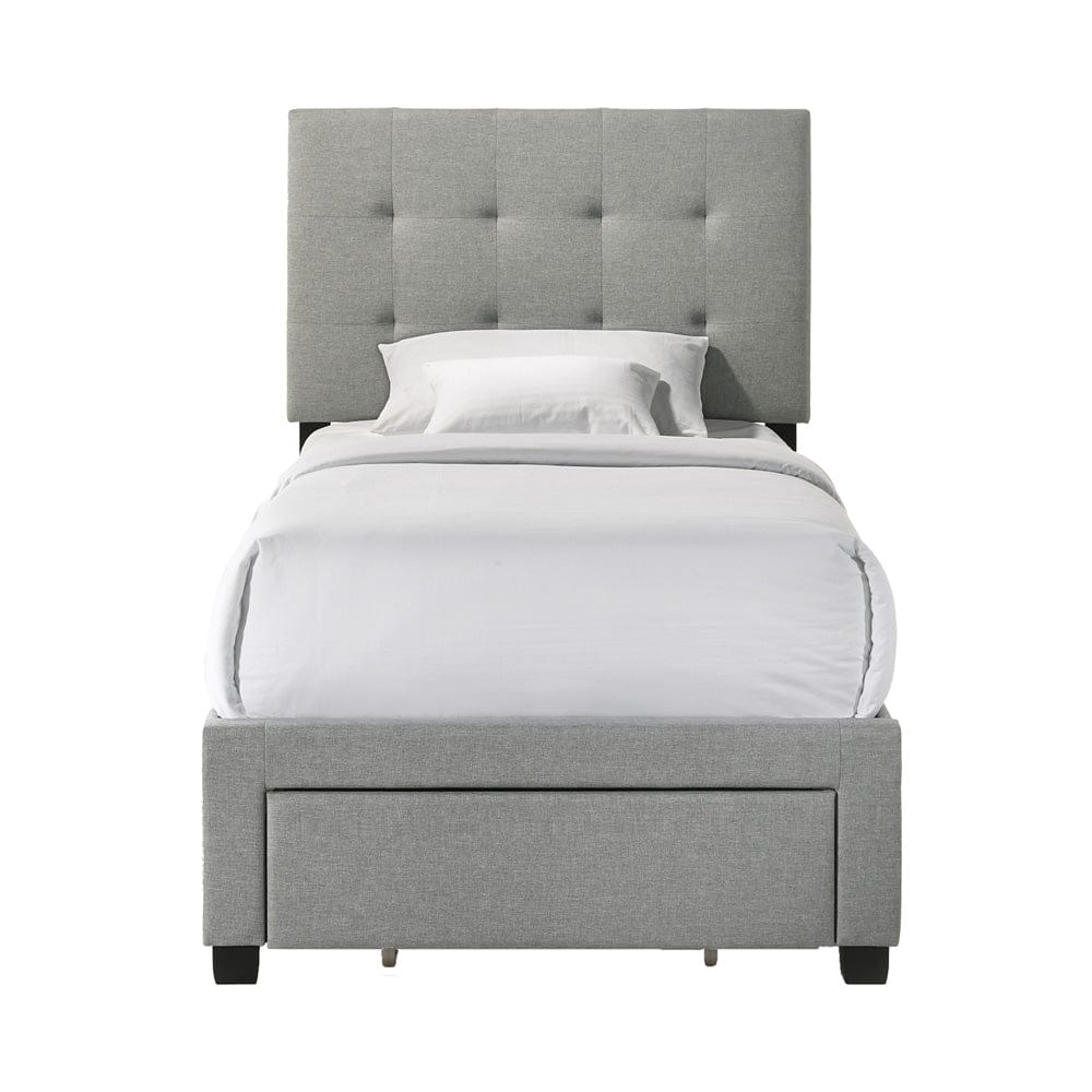Intercon Furniture - Kaycee Twin Storage Bed in Smoke Finish - UB-BR-KCYTWN-SMK-C view 2