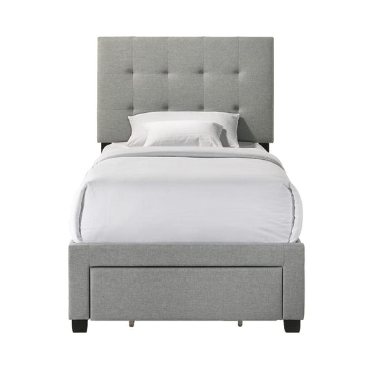 Intercon Furniture - Kaycee Twin Storage Bed in Smoke Finish - UB-BR-KCYTWN-SMK-C view 2