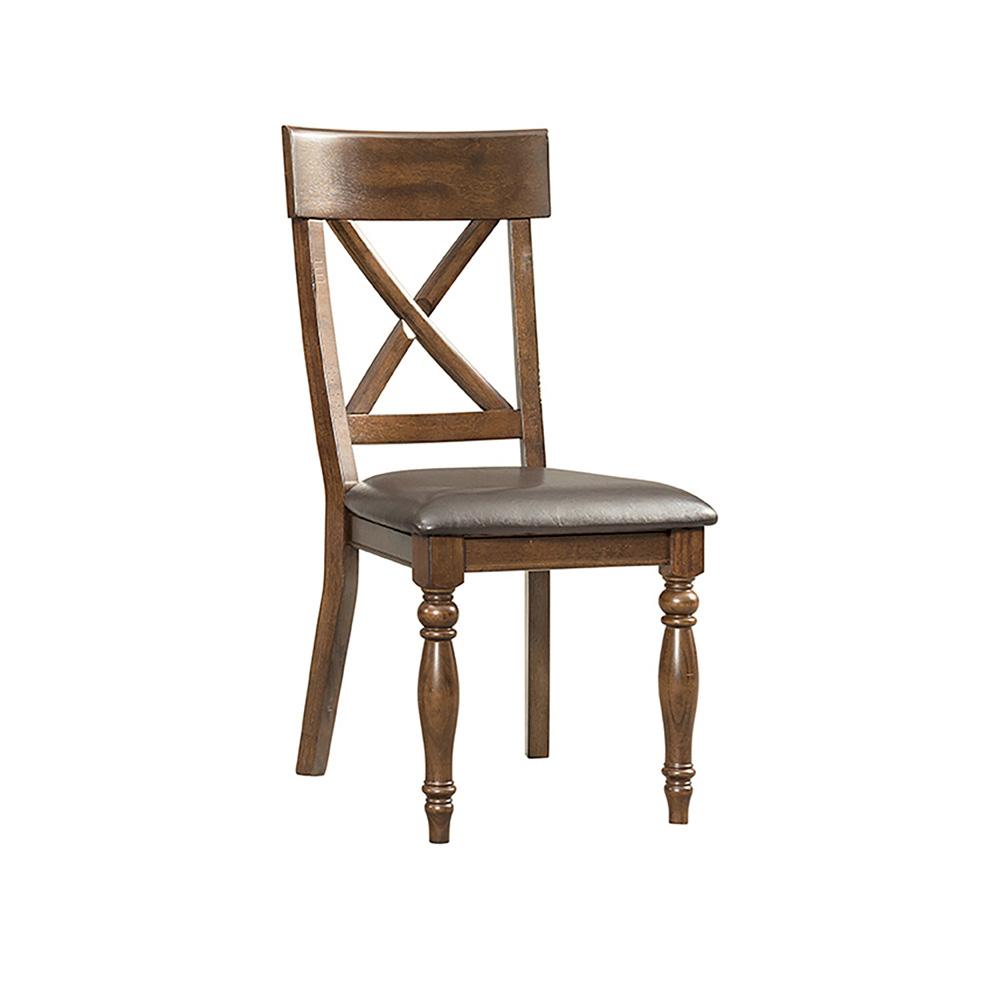 Intercon Furniture - Kingston X-Back Side Chair w/Cushion (Set of 2) - KG-CH-735C-RAI-RTA veiw 1