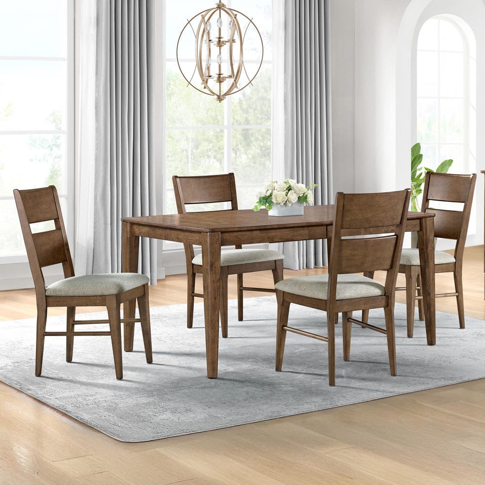 Intercon Furniture - Koloa Ladder Chair in Honey - KO-CH-1189C-HON-RTA view 4