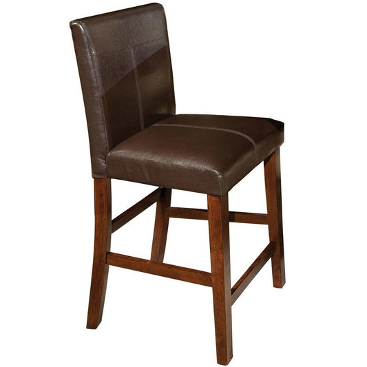 Intercon Furniture - Kona 24 Parson's Barstool w/PU (Set of 2) - KA-BS-280L-RAI-K24 view 1
