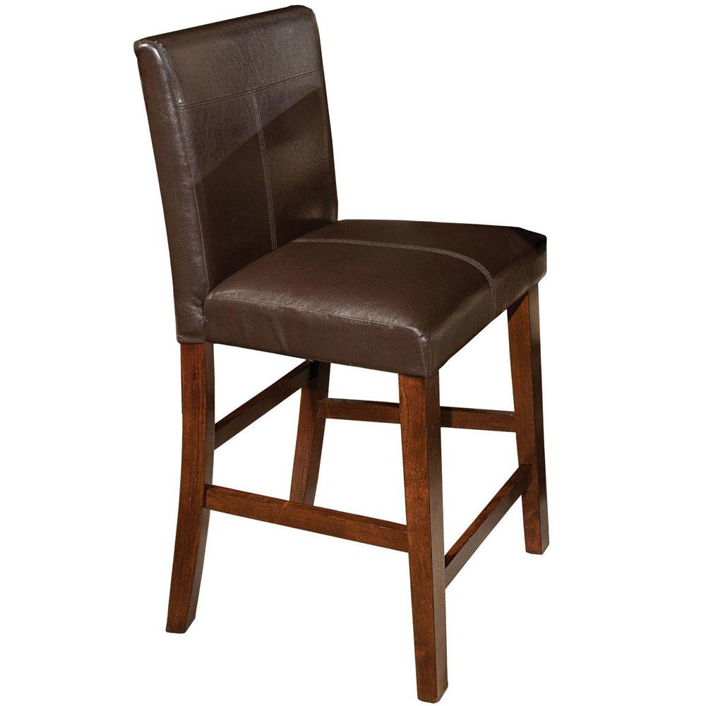 Intercon Furniture - Kona 24 Parsons Barstool w/PU (Set of 2) - KA-BS-280L-RAI-K24 veiw 1