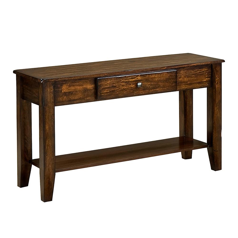 Intercon Furniture - Kona 49 x 18 Sofa Table w/Shelf - KA-TA-4918S-RAI-C view 1