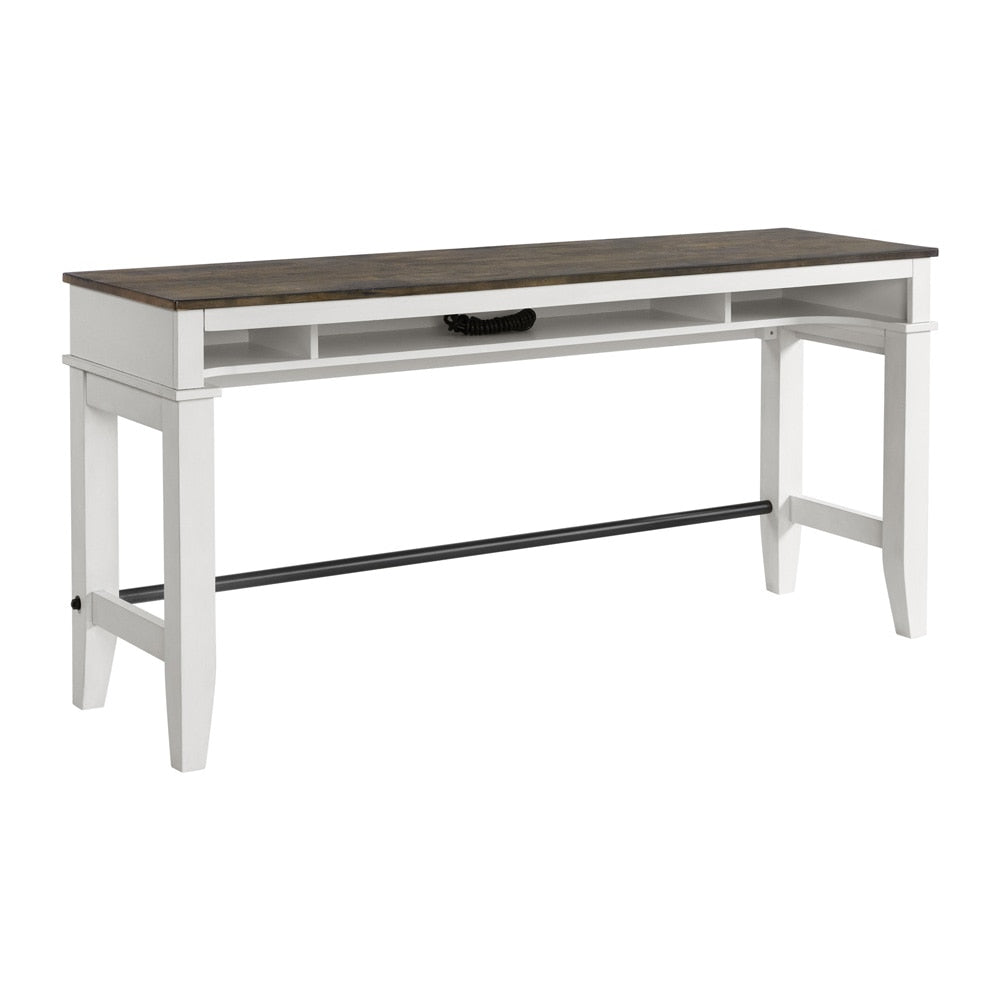 Intercon Furniture - Kona 76 Sofa Bar Table - KA-TA-7636-GWH-C veiw 1