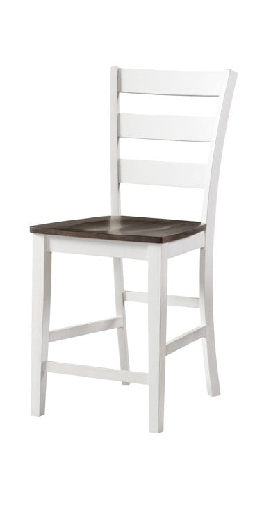 Intercon Furniture - Kona B/S, 24 Ladder Back w/Wood (Set of 2) - KA-BS-669W-GWH-K24 view 1