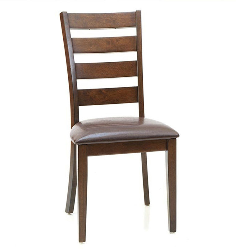 Intercon Furniture - Kona Ladder Back Side w/PU (Set of 2) - KA-CH-669L-RAI-RTA view 1