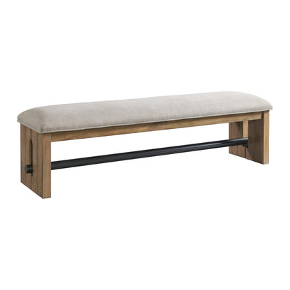 Intercon Furniture - Landmark Bench, 64 Backless - LM-CH-6418B-WOA-RTA veiw 1