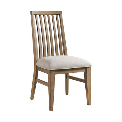 Intercon Furniture - Landmark S/C, Slat Chair (Set of 2) - LM-CH-1189C-WOA-RTA veiw 1