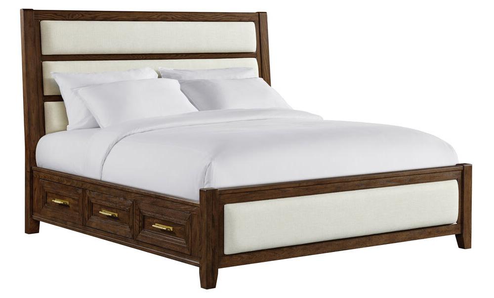 Intercon Furniture - Marlow Completed King Storage Bed in Sable Finish veiw 1