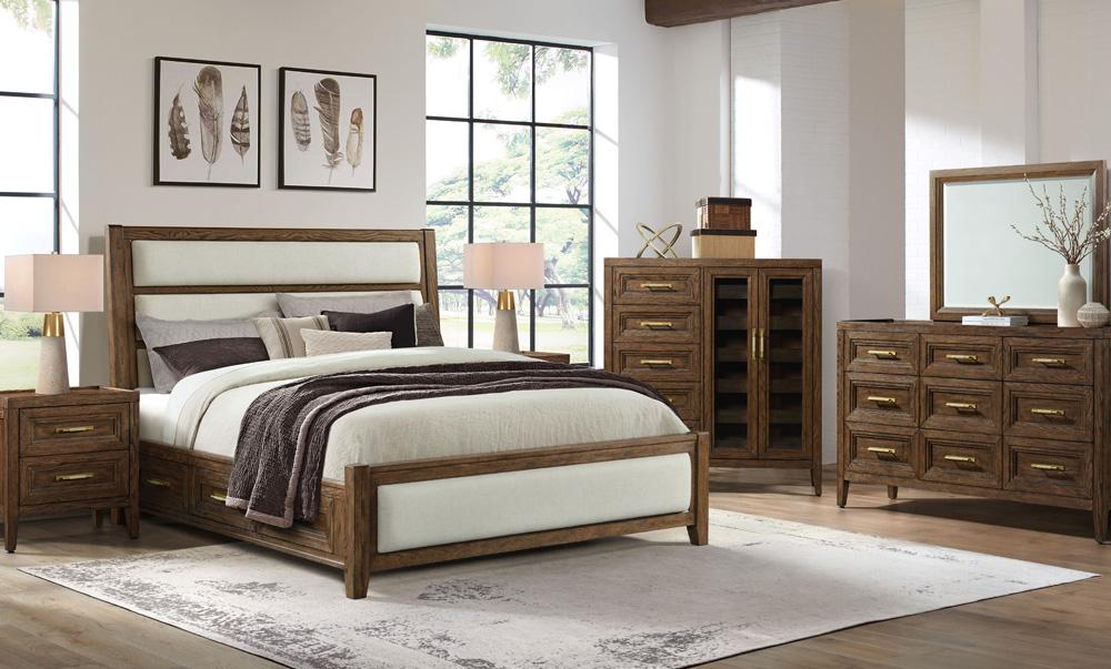 Intercon Furniture - Marlow Completed King Storage Bed in Sable Finish veiw 3