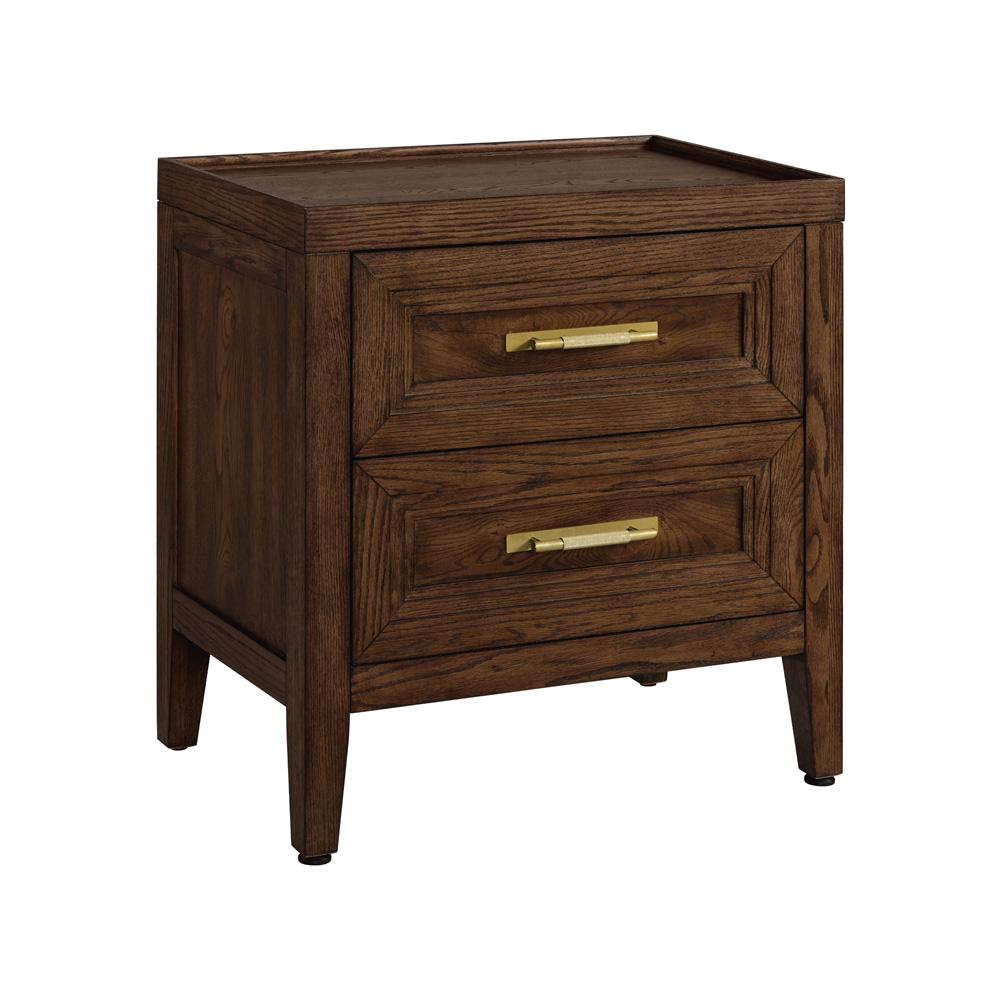 Intercon Furniture - Marlow Nightstand, 2 Drawer - MW-BR-8302-SBL-C veiw 1