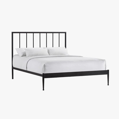 Intercon Furniture - Modern Queen Metal Bed in Matte - MB-BR-MODQEN-MTE-C view 3
