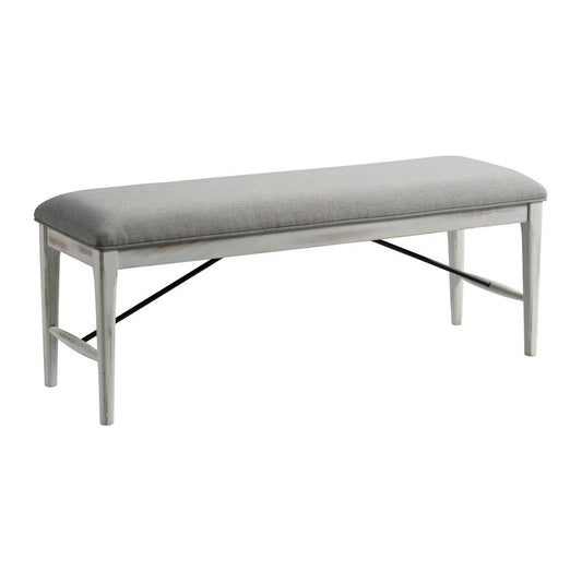 Intercon Furniture - Modern Rustic 50 Backless Bench - MR-CH-5019C-WWH-RTA veiw 1