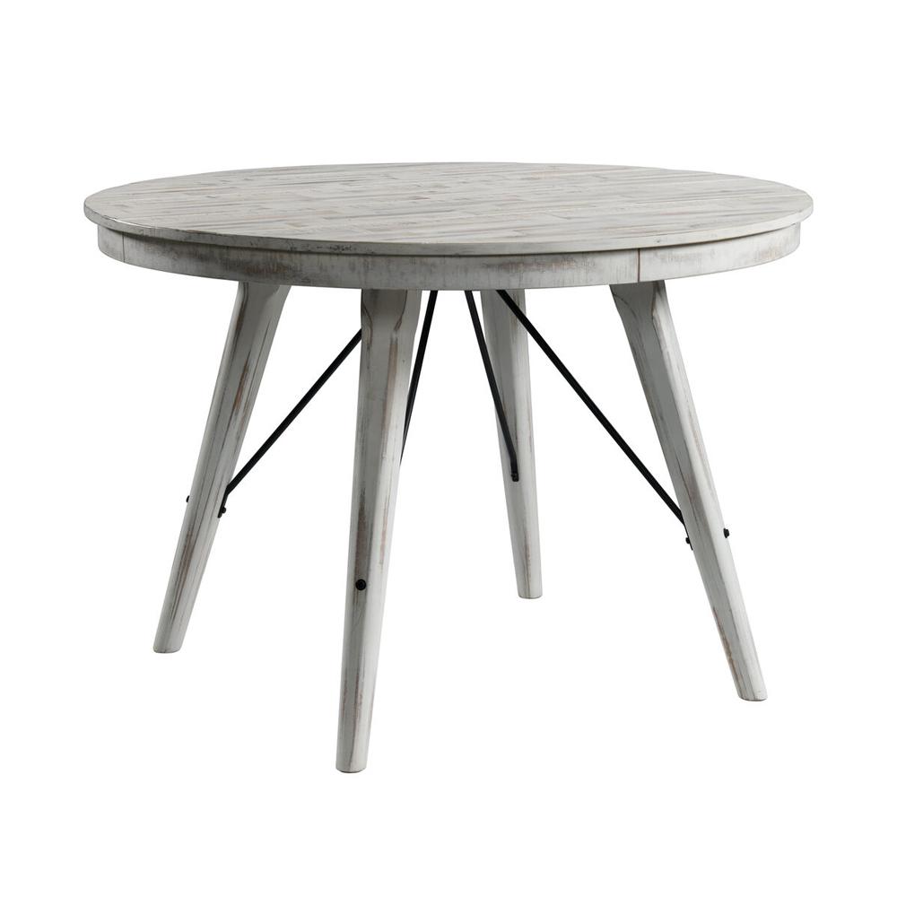 Intercon Furniture - Modern Rustic Counter Table, 52 Round - MR-TA-5252G-WWH-C veiw 1