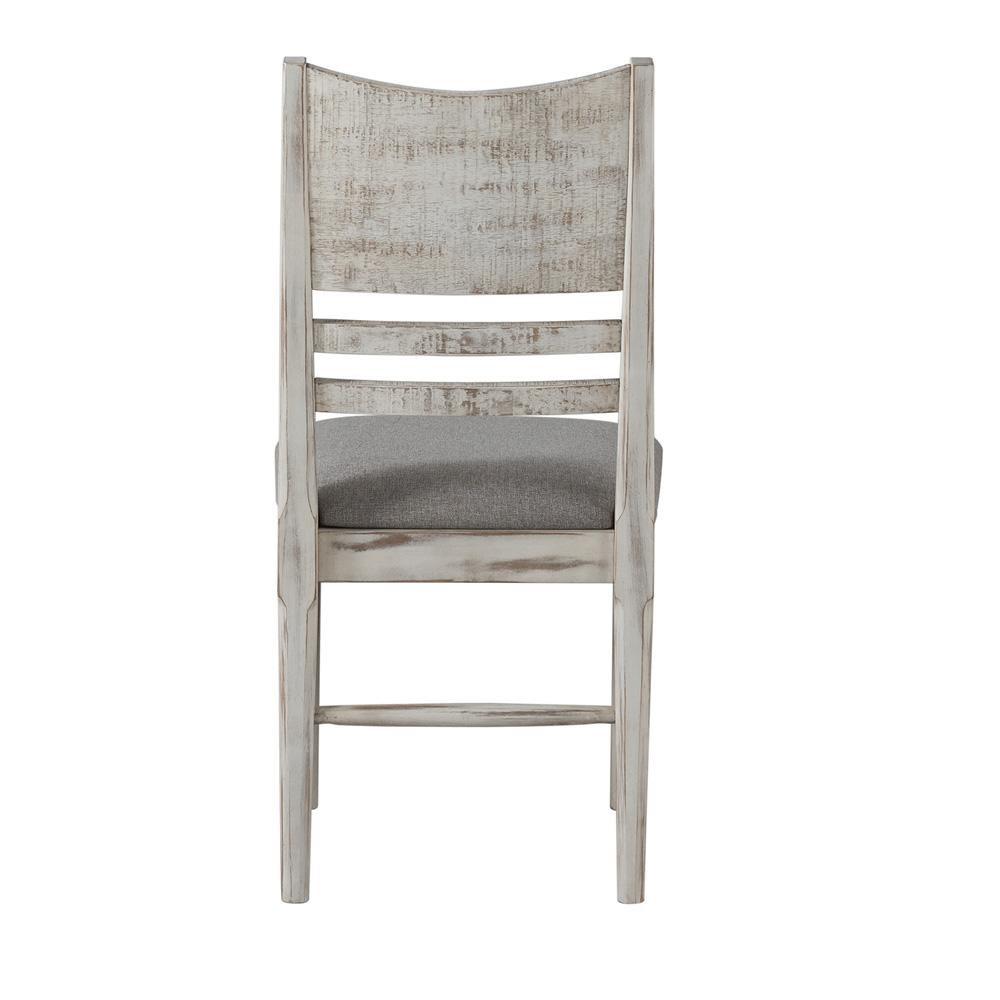 Intercon Furniture - Modern Rustic S/C, Panel Chair (Set of 2) - MR-CH-530C-WWH-RTA veiw 2