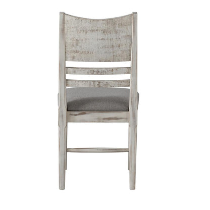 Intercon Furniture - Modern Rustic S/C, Panel Chair (Set of 2) - MR-CH-530C-WWH-RTA veiw 2