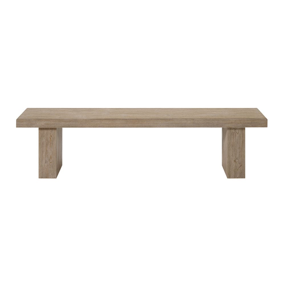 Intercon Furniture - Nash Backless Bench in Weathered Sand - NS-CH-7015B-WSN-C view 2