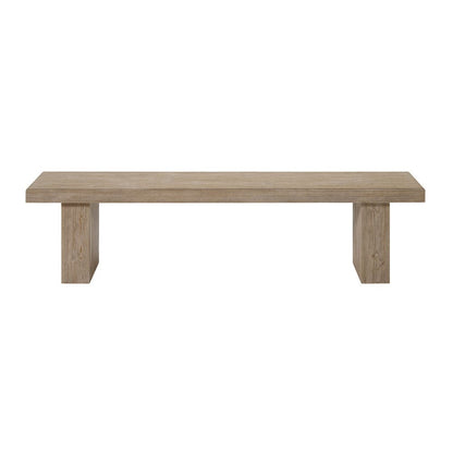 Intercon Furniture - Nash Backless Bench in Weathered Sand - NS-CH-7015B-WSN-C view 2
