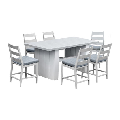 Intercon Furniture - Nash Outdoor Dining Barstool in Buff - NS-BS-460C-BUF-K24 view 5