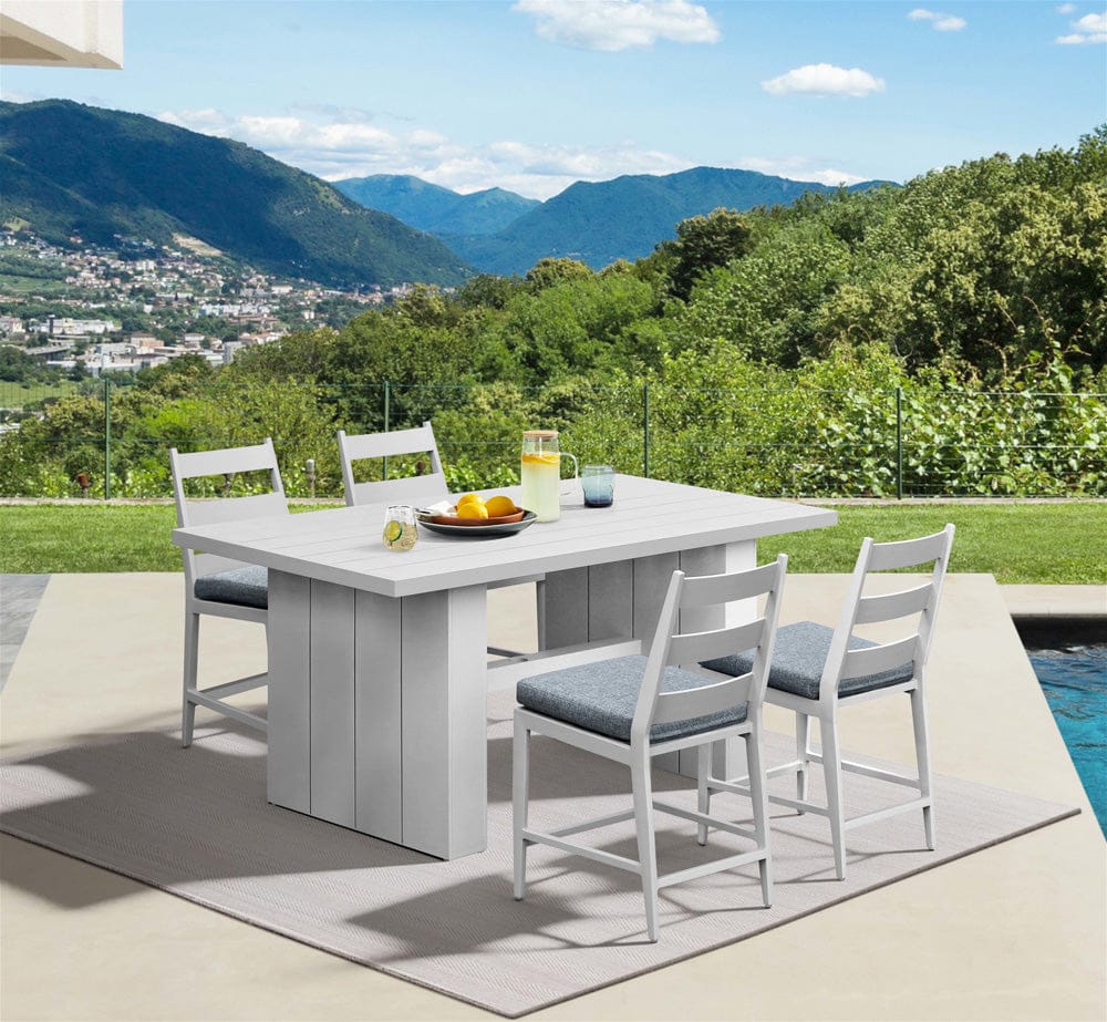 Intercon Furniture - Nash Outdoor Dining Barstool in Buff - NS-BS-460C-BUF-K24 view 7
