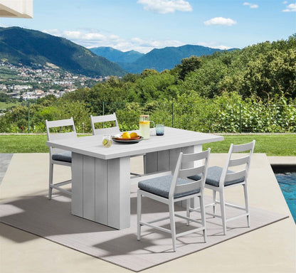 Intercon Furniture - Nash Outdoor Dining Barstool in Buff - NS-BS-460C-BUF-K24 view 7