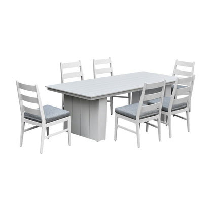 Intercon Furniture - Nash Outdoor Dining Panel Side Chair in Buff - NS-CH-460C-BUF-RTA view 4
